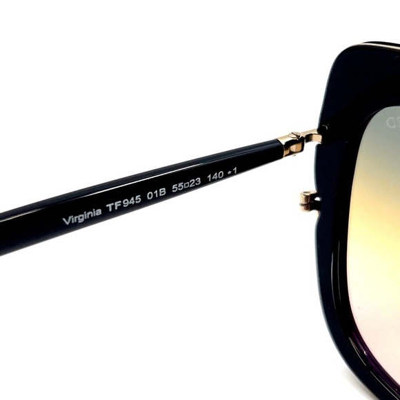NEW!!! TOM FORD Virginia Sunglasses TF945 01B Authentic main image 4